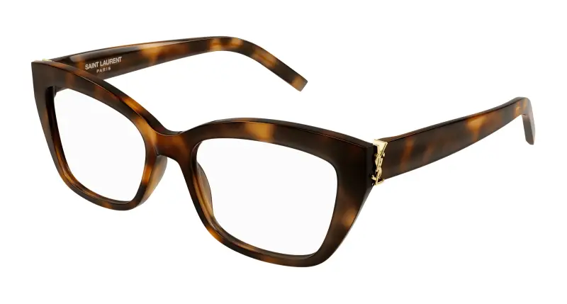 Donna SL M117 002 Montature da vista Acetato Havana Cat Eye