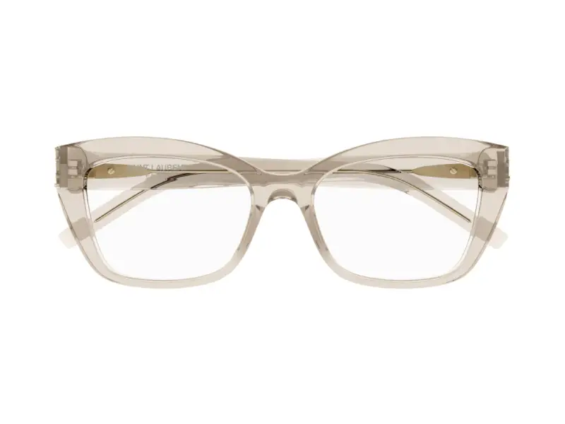 Donna SL M117 004 Montature da vista Acetato Nude Cat Eye miniatura 2
