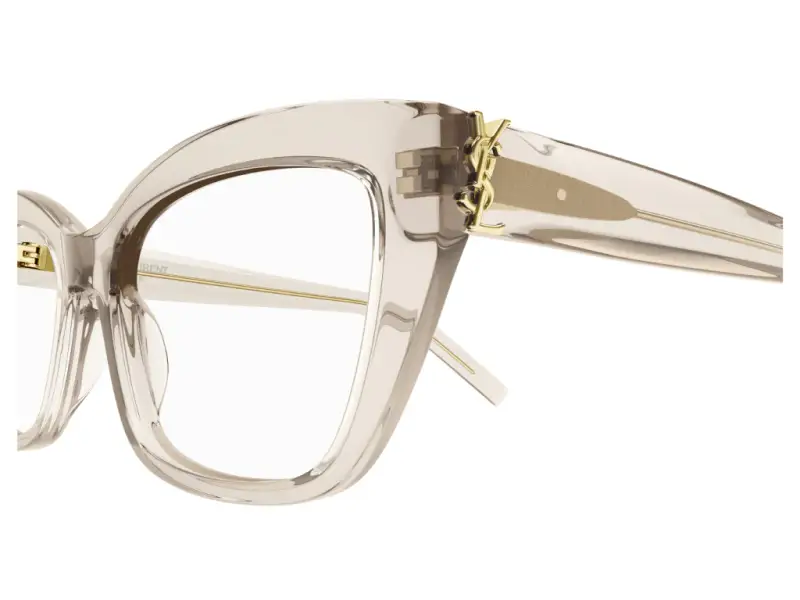 Donna SL M117 004 Montature da vista Acetato Nude Cat Eye miniatura 3