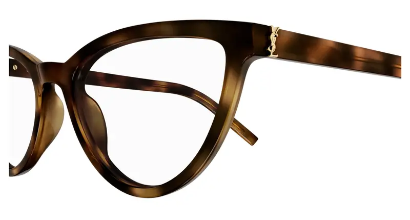 SAINT LAURENT Donna SL M138 003 Montature da vista Acetato Havana Trasparente Cat Eye miniatura 2