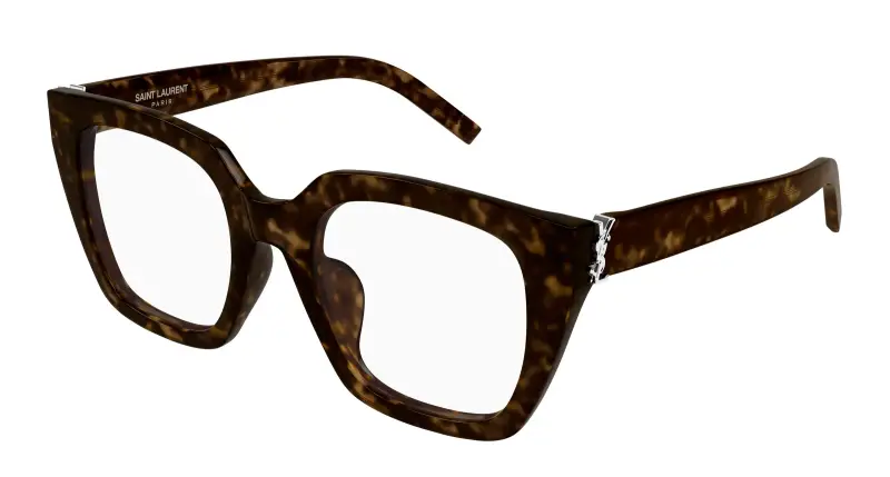 Donna SL M143 OPT 002 Montature da vista Acetato Havana Trasparente Cat Eye
