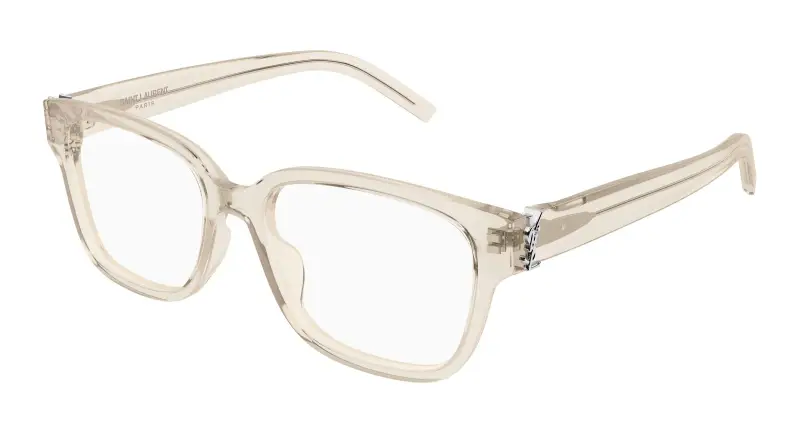 Donna SL M150 004 Montature da vista Acetato Beige Trasparente Squadrata