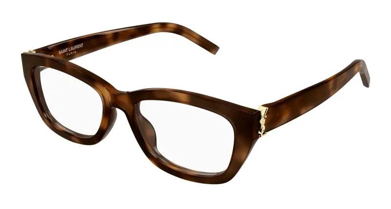 Donna SL M153 OPT 003 Montature da vista Acetato Havana Trasparente Cat Eye