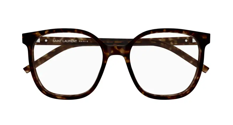 Donna SL M155 002 Montature da vista Acetato Havana Trasparente Cat Eye miniatura 2