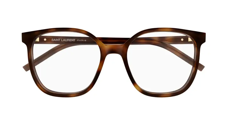 Donna SL M155 003 Montature da vista Acetato Havana Trasparente Cat Eye miniatura 2