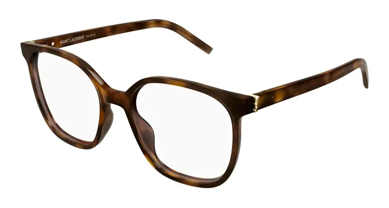 Donna SL M155 003 Montature da vista Acetato Havana Trasparente Cat Eye
