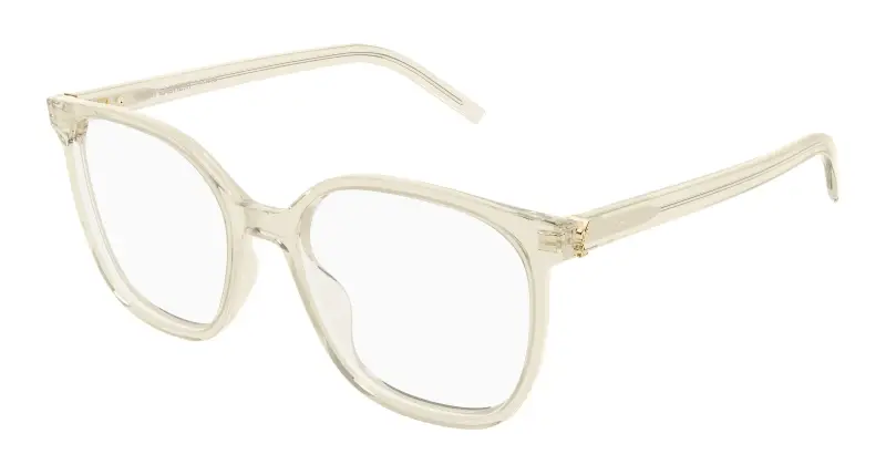 Donna SL M155 004 Montature da vista Acetato Giallo Trasparente Cat Eye