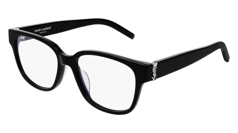 SAINT LAURENT Donna SL M33/F 001 Montature da vista Acetato Nero  Squadrata