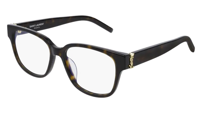 SAINT LAURENT Donna SL M33/F 004 Montature da vista Acetato Havana  Squadrata