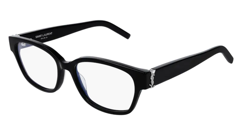 SAINT LAURENT Donna SL M35 002 Montature da vista Acetato Nero  Squadrata