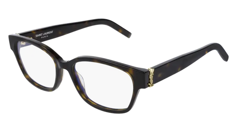 SAINT LAURENT Donna SL M35 003 Montature da vista Acetato Havana  Squadrata