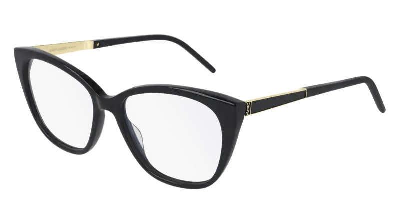SAINT LAURENT Donna SL M72 002 Montature da vista Acetato Nero  Cat Eye