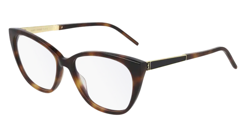 SAINT LAURENT Donna SL M72 004 Montature da vista Acetato Havana  Cat Eye