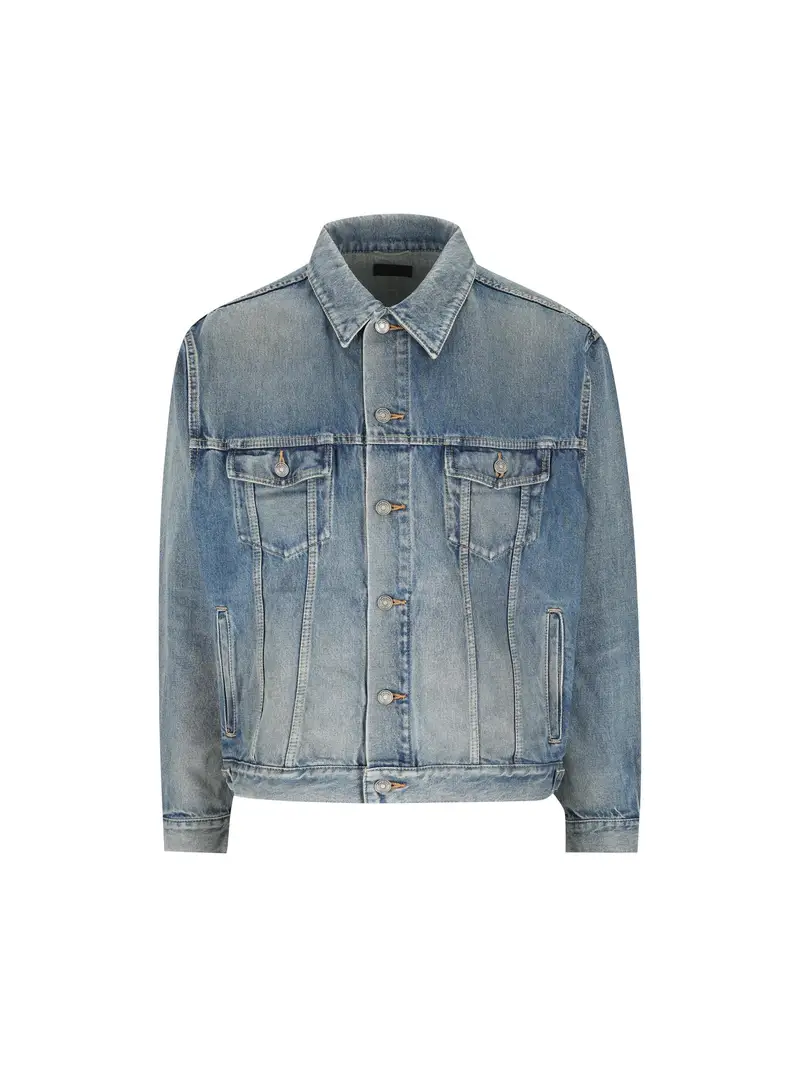 Giacca Trucker In Denim AZZURRO