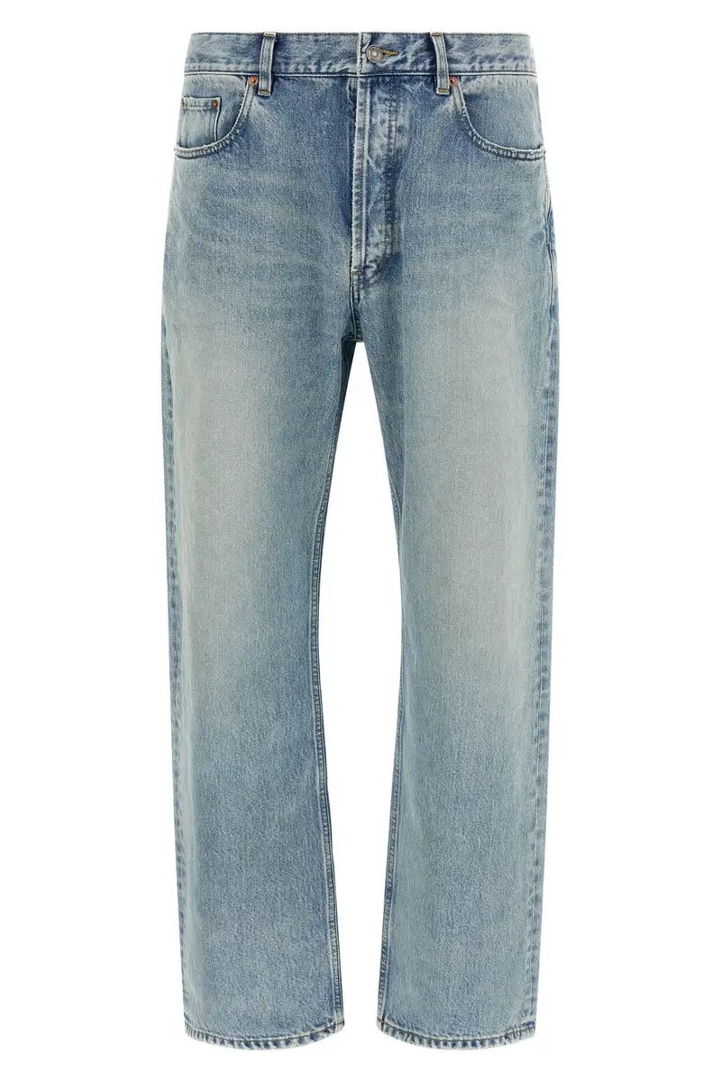 Jeans Gamba Ampia Azzurro