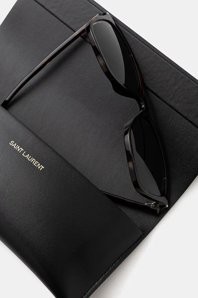 occhiali da sole colore marrone SL 851 miniatura 5