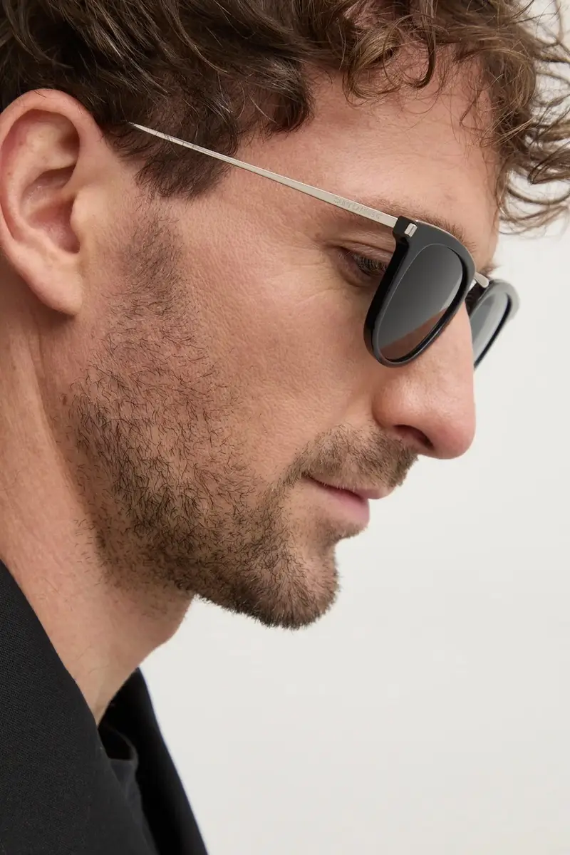 occhiali da sole colore nero SL 753 miniatura 5