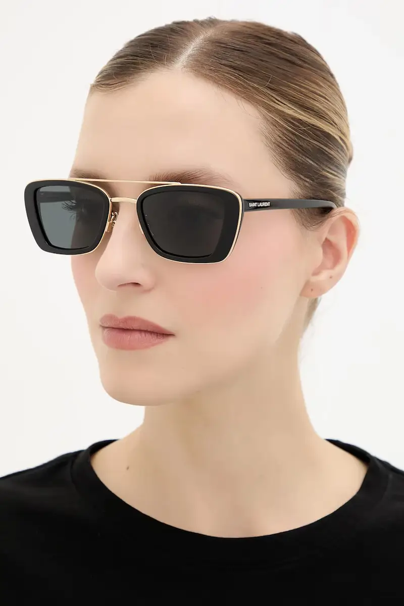 occhiali da sole colore nero SL 825 miniatura 3