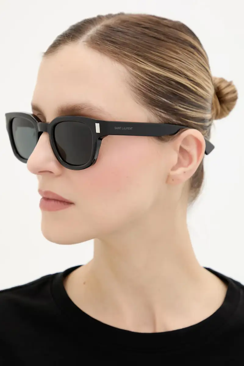 occhiali da sole colore nero SL 838 miniatura 3