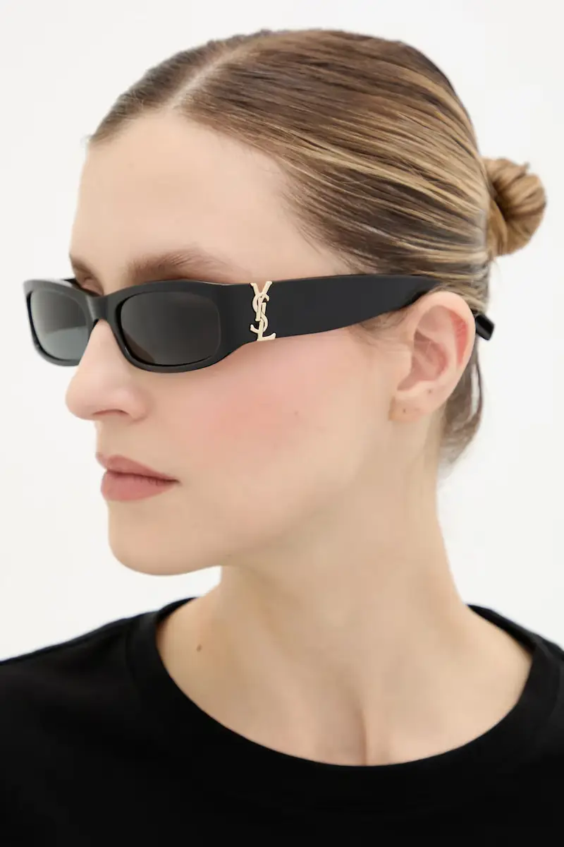 occhiali da sole colore nero SL M152 miniatura 3