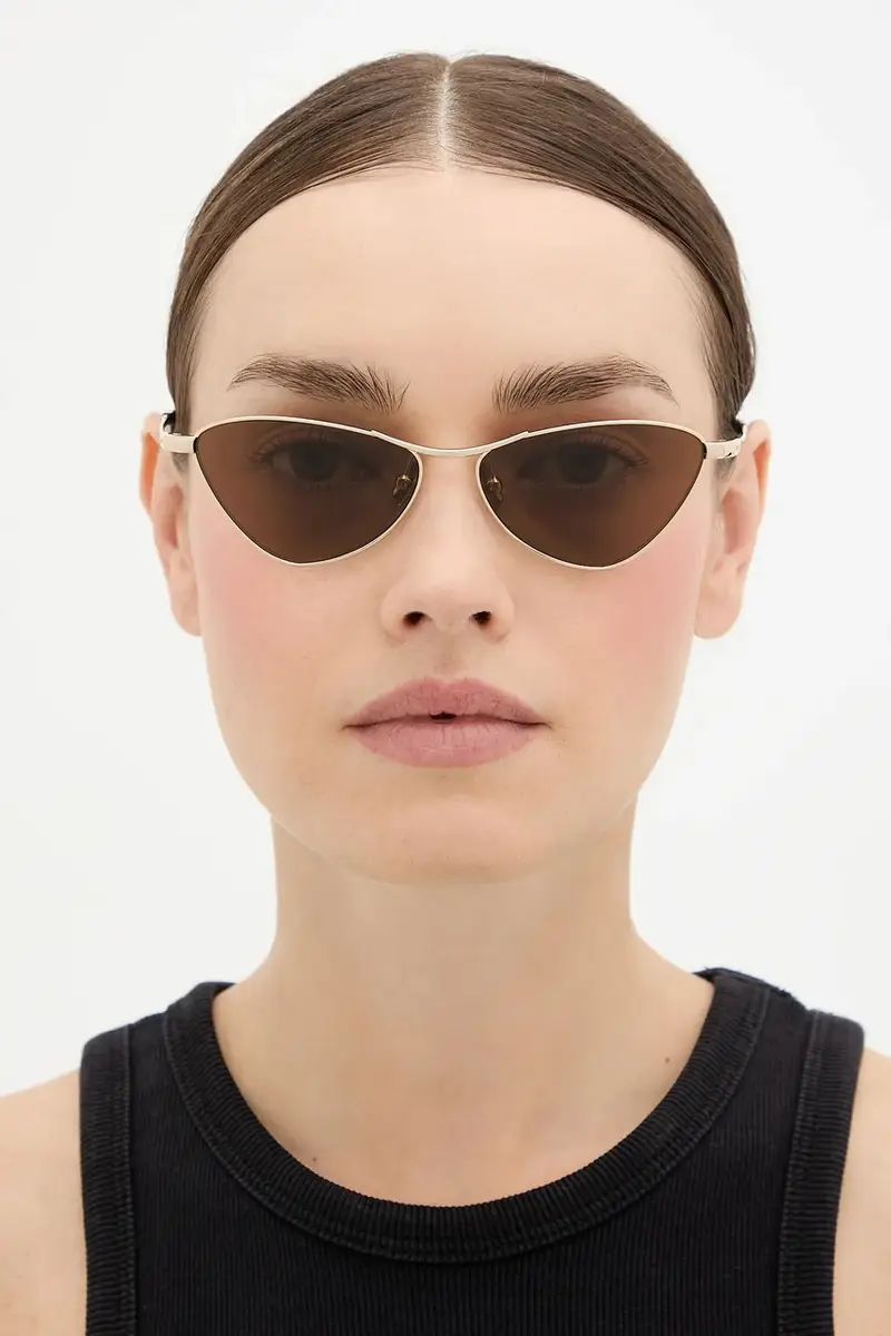 SAINT LAURENT Occhiali da sole Donna Oro 3779004 miniatura 5