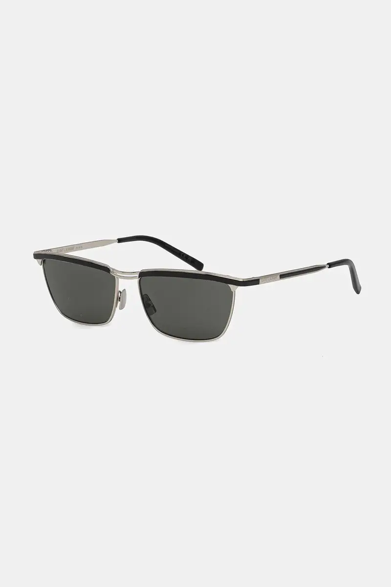 SAINT LAURENT Occhiali da sole Uomo Argento 3764545 miniatura 2
