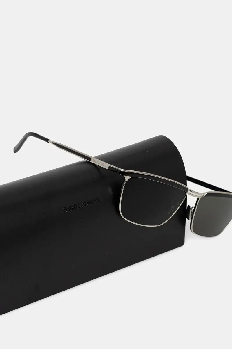 SAINT LAURENT Occhiali da sole Uomo Argento 3764545 miniatura 4