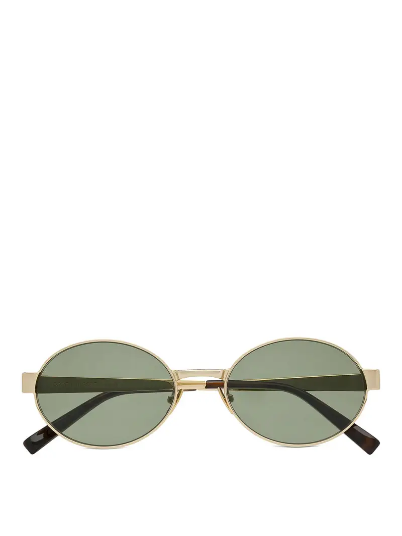 Occhiali da sole logati Metallico