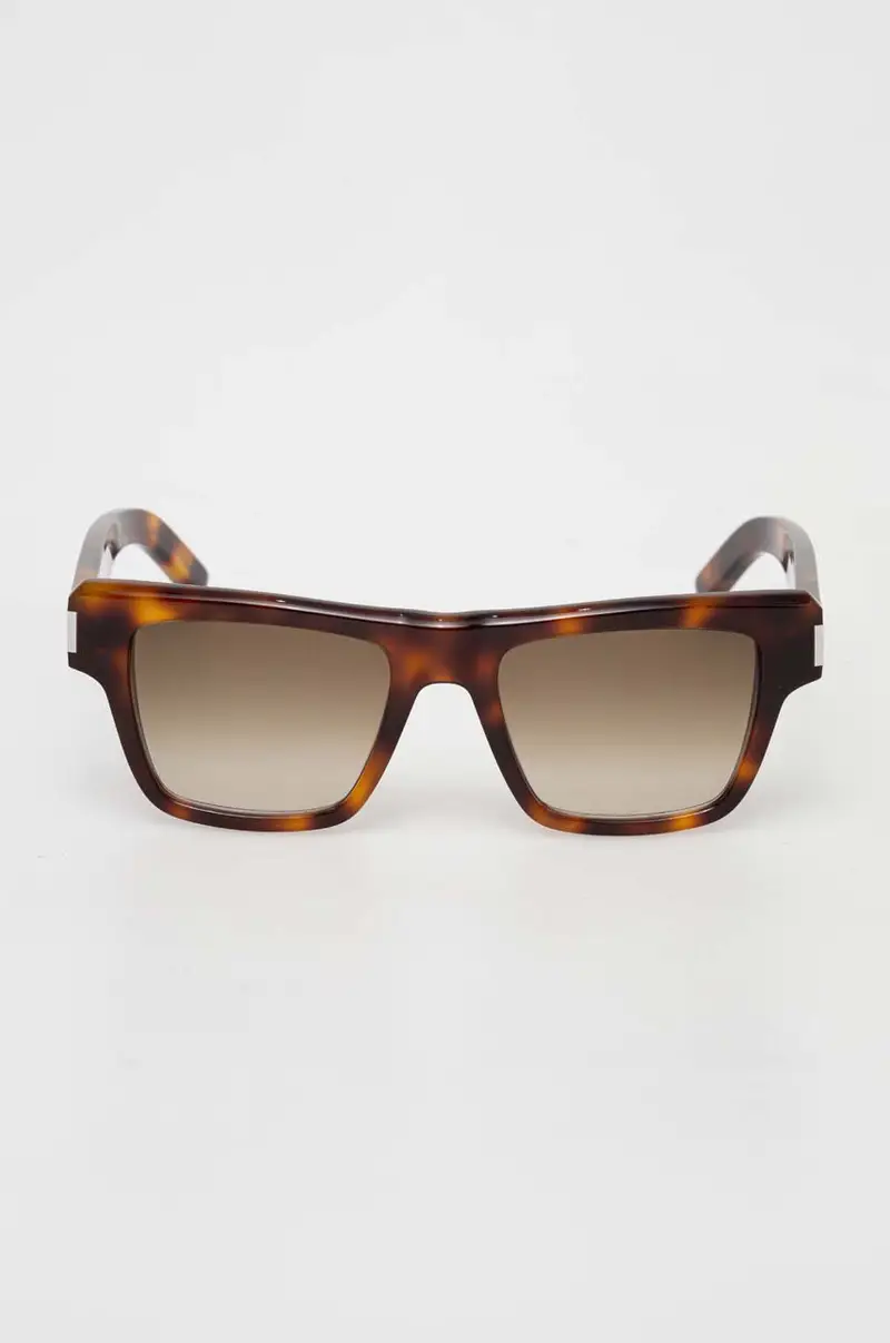 SAINT LAURENT Occhiali da sole Uomo Marrone 3250100 miniatura 3