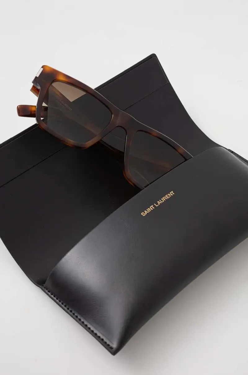 SAINT LAURENT Occhiali da sole Uomo Marrone 3250100 miniatura 5