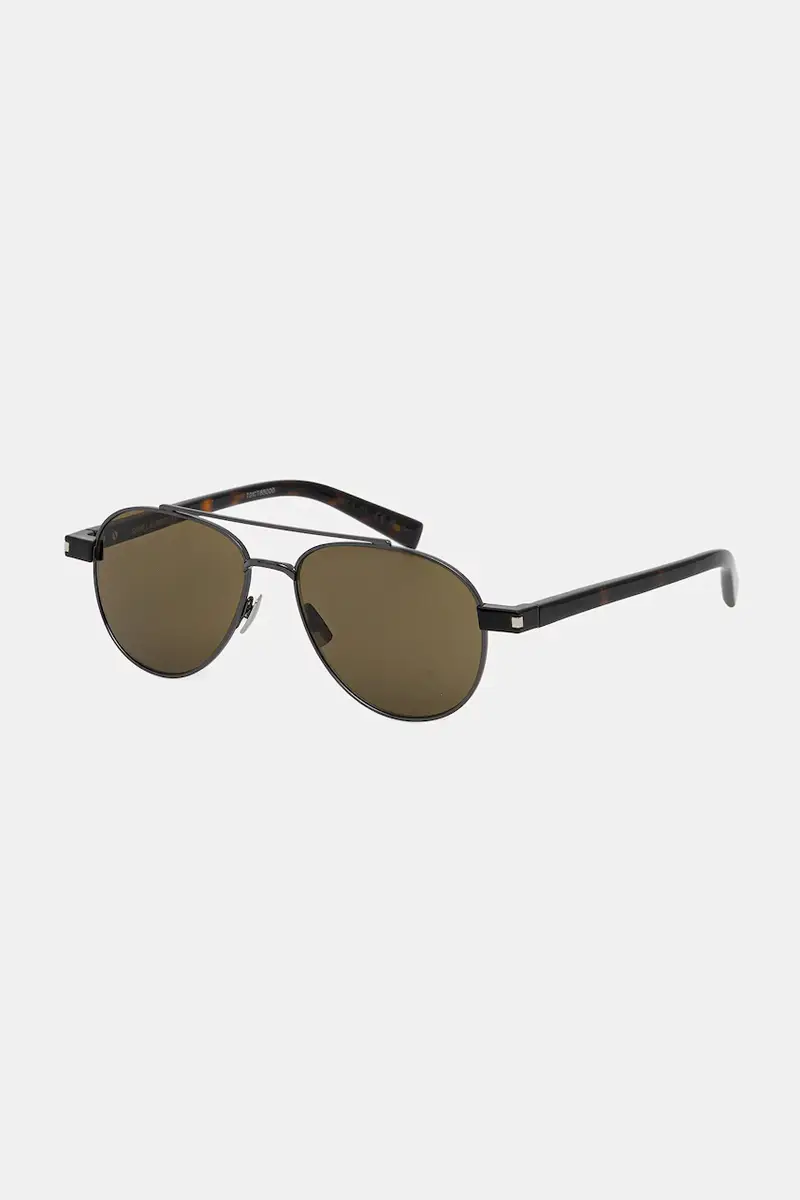 SAINT LAURENT Occhiali da sole Uomo Marrone 3772062 miniatura 2