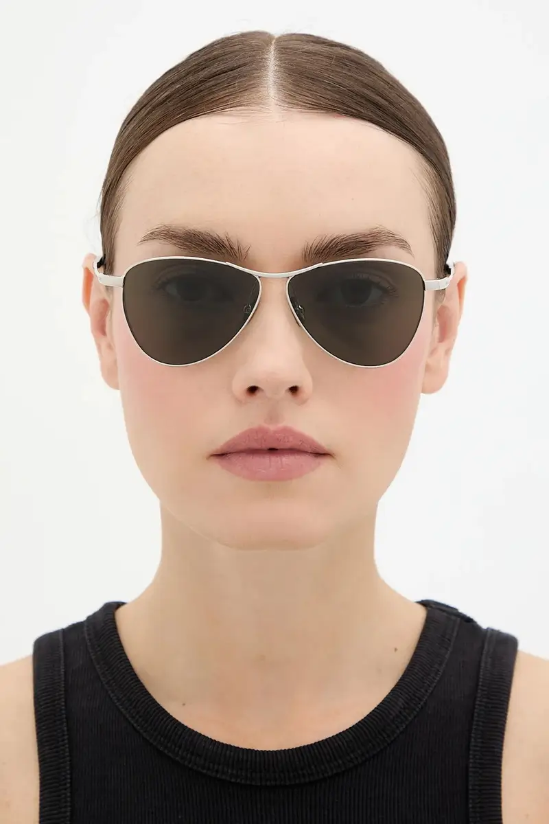 SAINT LAURENT Occhiali da sole Donna Argento 3764549 miniatura 5