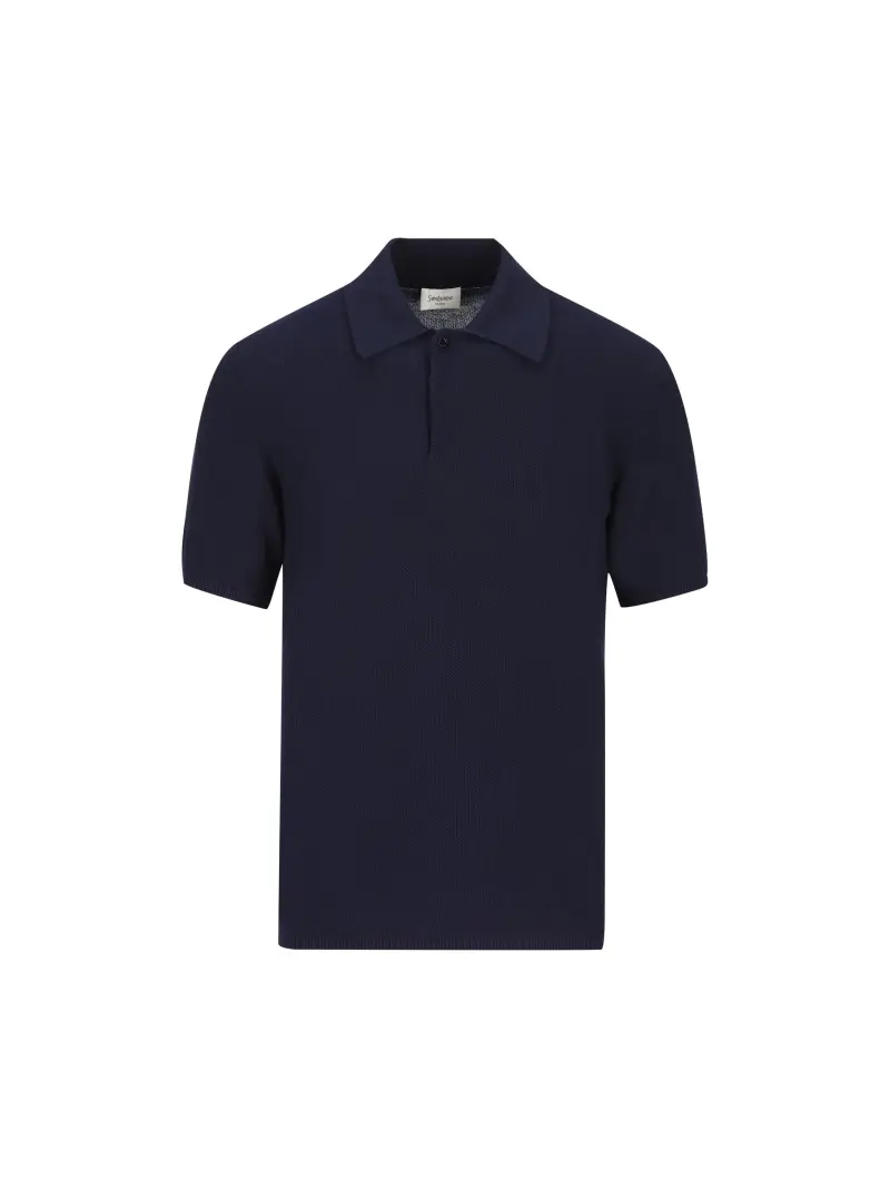 Polo In Cotone BLU