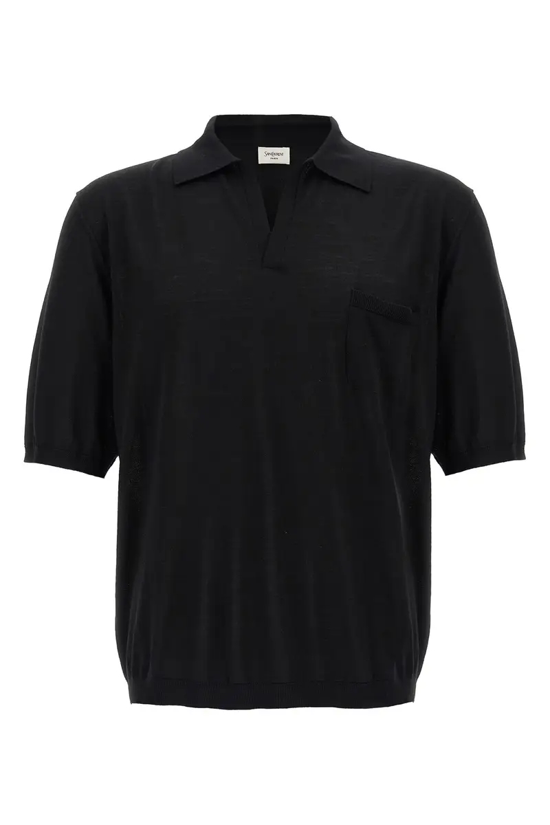 SAINT LAURENT Polo Nero 2546191