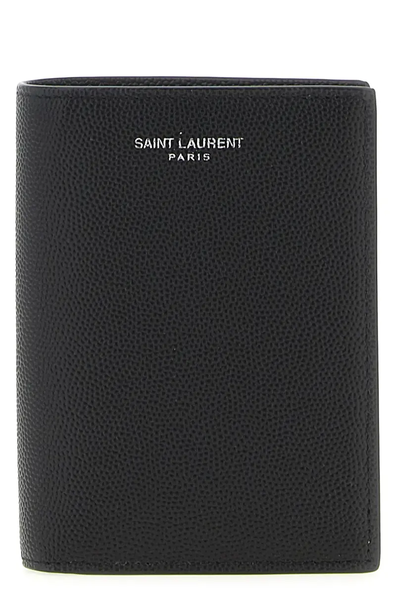 Portacarte 'Saint Laurent Paris' Nero