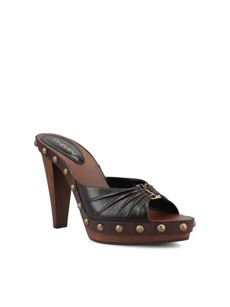 Sandali Babylone Clogs MARRONE miniatura 2