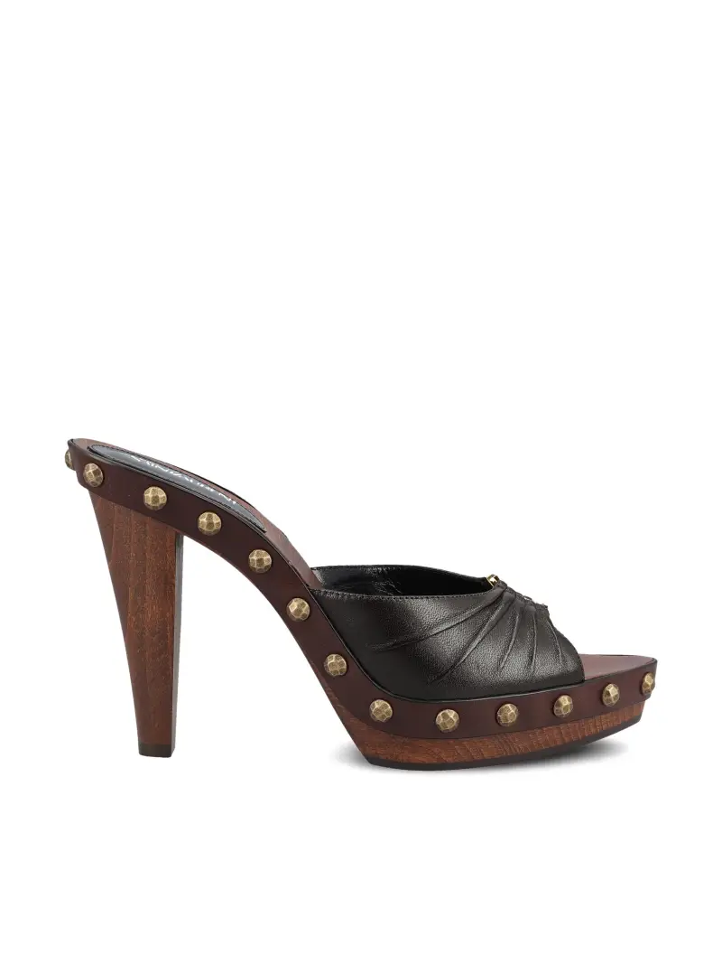Sandali Babylone Clogs MARRONE