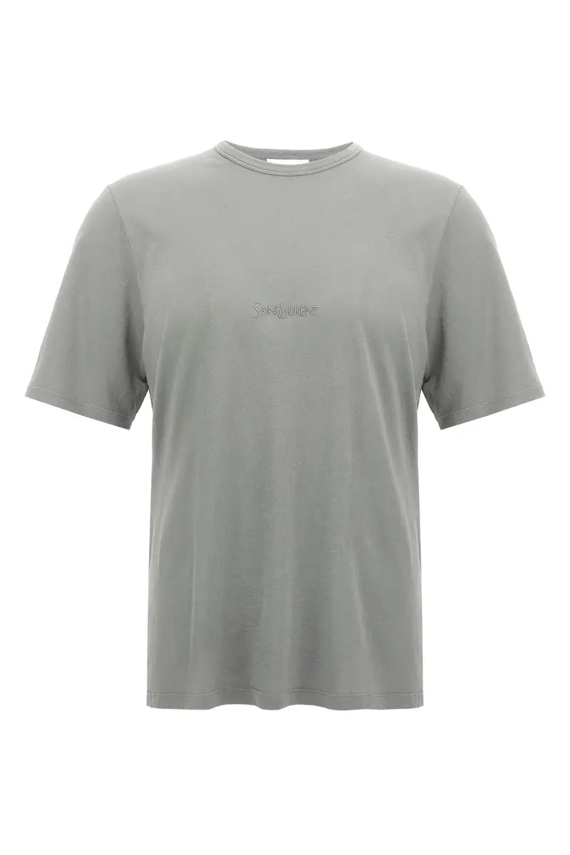 SAINT LAURENT T-shirt Grigio 2545954