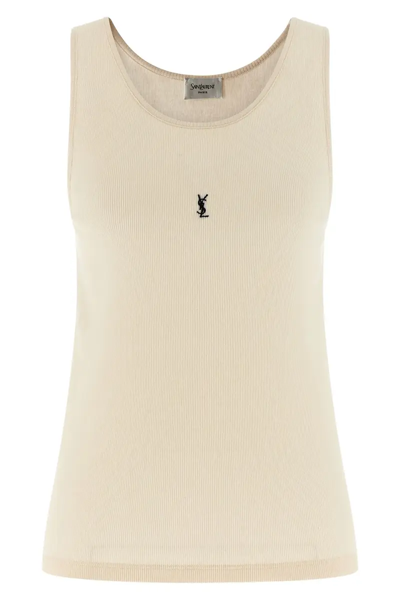 SAINT LAURENT Top Beige 4257033