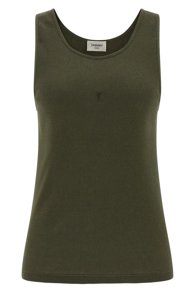 SAINT LAURENT Top Verde 4257036