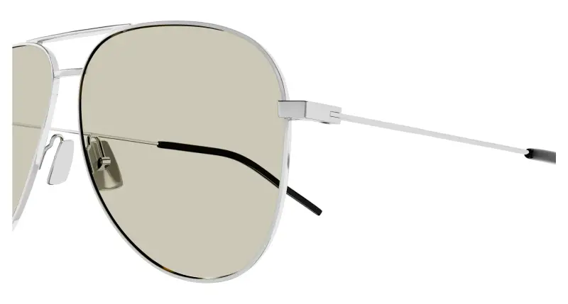 Unisex CLASSIC 11 071 Occhiali da sole Metallo Argento Marrone Pilot miniatura 3