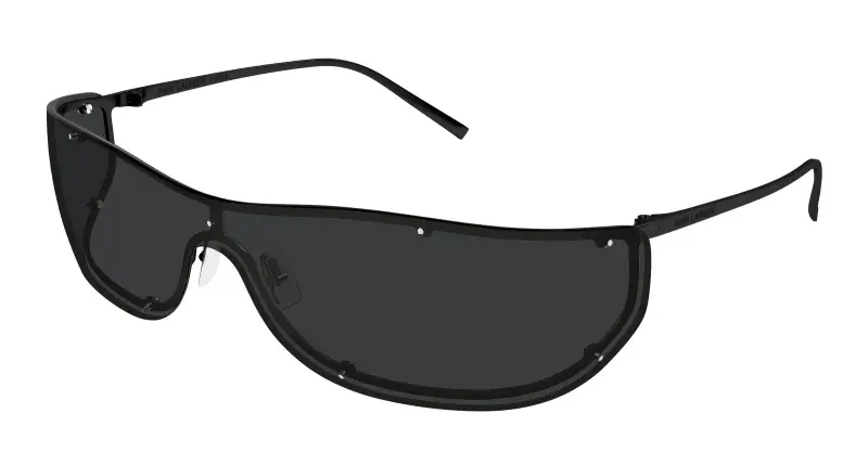 Unisex SAINT LAURENT SL 807 002 Occhiali da sole Metallo Nero Nero Maschera
