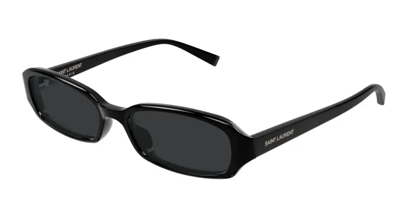 Unisex SAINT LAURENT SL 872 ERIN 001 Occhiali da sole Acetato Nero Nero Rotonda