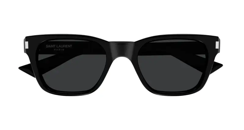 Unisex SAINT LAURENT SL 874 001 Occhiali da sole Acetato Nero Nero Squadrata miniatura 2