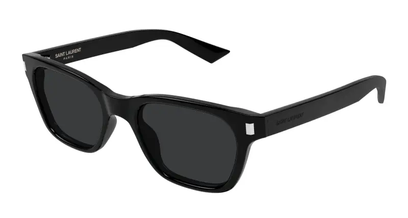 Unisex SAINT LAURENT SL 874 001 Occhiali da sole Acetato Nero Nero Squadrata