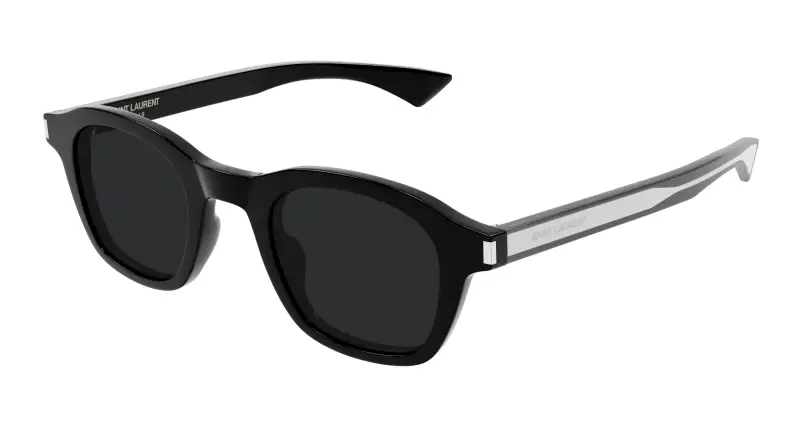 Unisex SAINT LAURENT SL 880 001 Occhiali da sole Acetato Nero Nero Rotonda