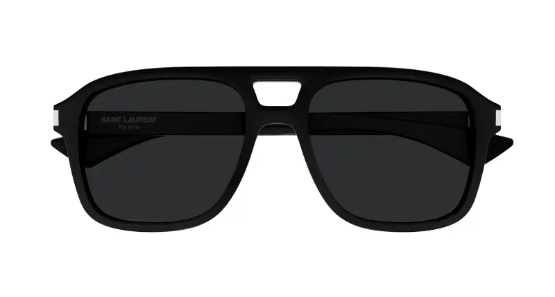 Unisex SAINT LAURENT SL 881 001 Occhiali da sole Acetato Nero Nero Pilot miniatura 2