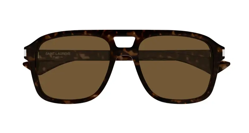 Unisex SAINT LAURENT SL 881 006 Occhiali da sole Acetato Havana Marrone Pilot miniatura 2