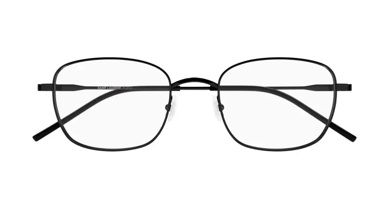 Unisex SAINT LAURENT SL 887 001 Montature da vista Metallo Nero Trasparente Rotonda miniatura 2