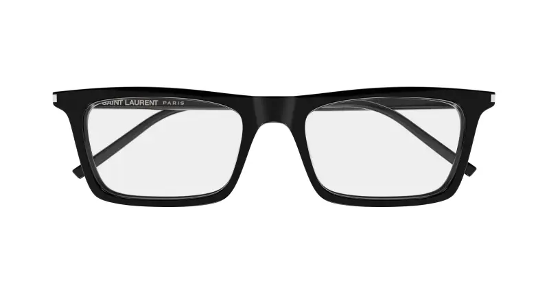 Unisex SAINT LAURENT SL 890 BETTY THIN OPT 001 Montature da vista Acetato Nero Trasparente Squadrata miniatura 2
